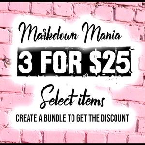 🛍 3 Pieces for $25 SALE!